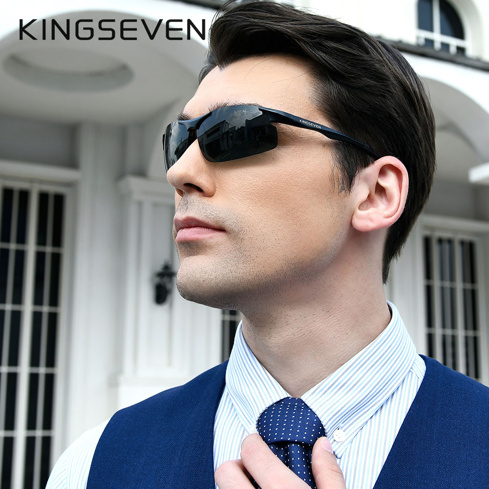 Sunglasses Aviator Polarized - KINGSEVEN Polarized Cycling Men Aluminum Sunglasses