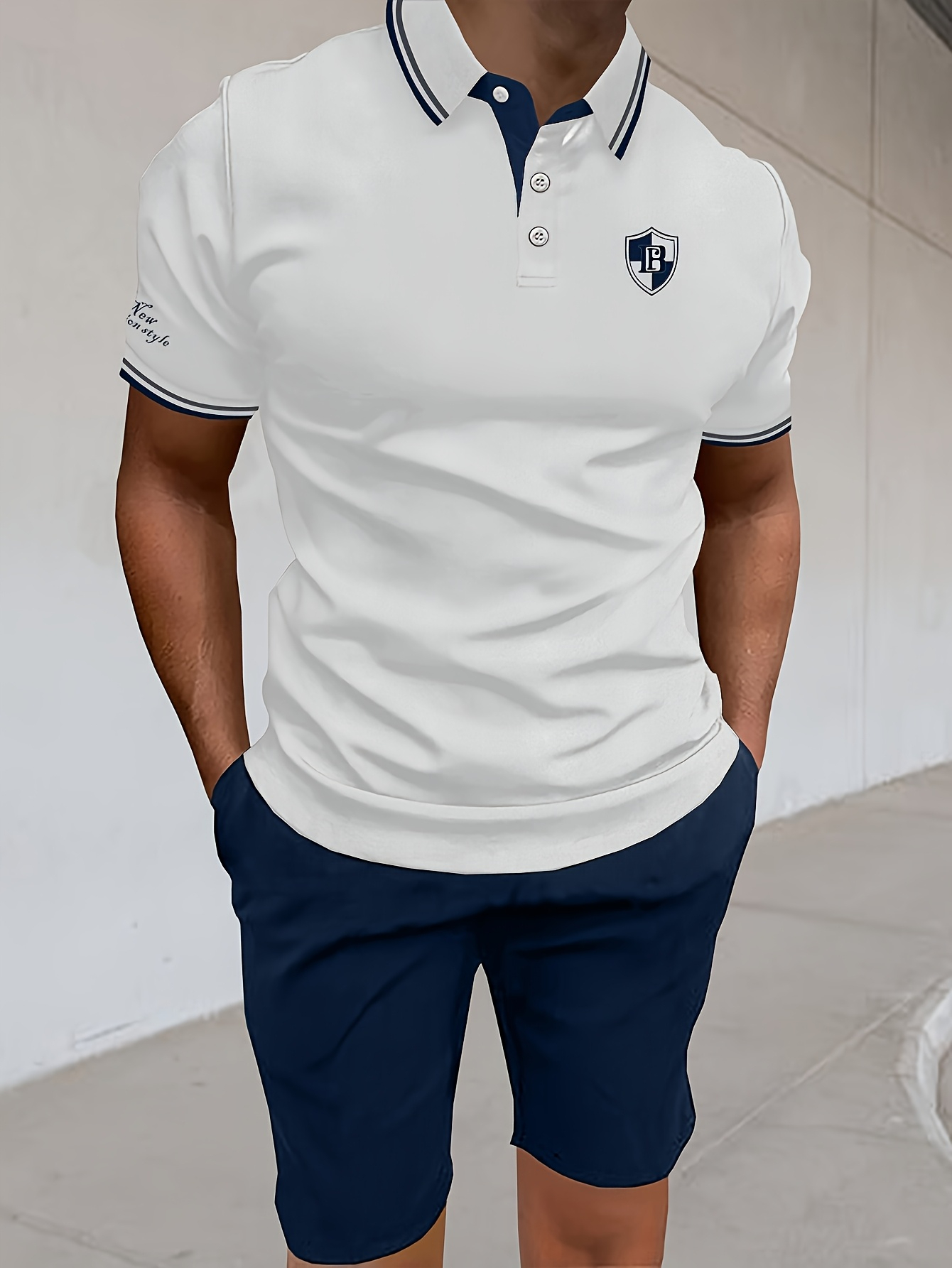 Polo Shirt Pique - 2026 New Men's Stylish Casual Polo
