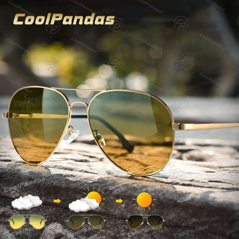 Photochromic Sunglasses Men Po – Sunglasses Aviator Polarized recenzja i cena
