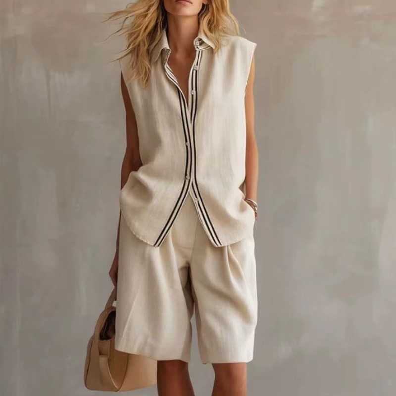 Summer Fashion Solid Linen Ble – Linen Shirt Breathable recenzja i cena