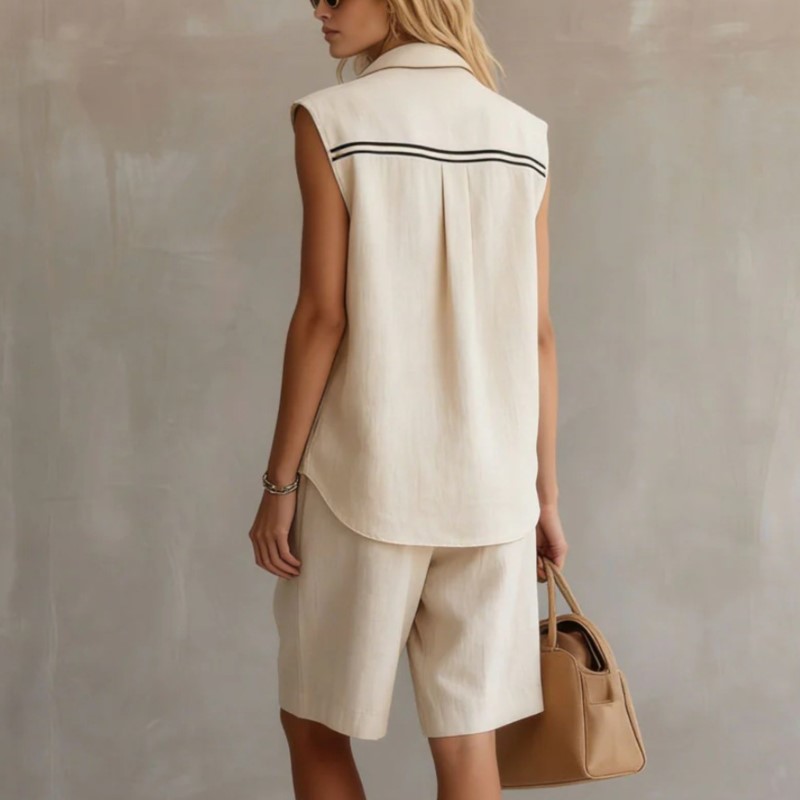 Summer Fashion Solid Linen Ble – Linen Shirt Breathable recenzja i cena