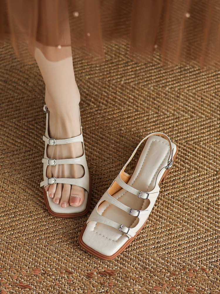 Roman Ladies Fashion Open Toe  – Casual Sandal Leather recenzja i cena