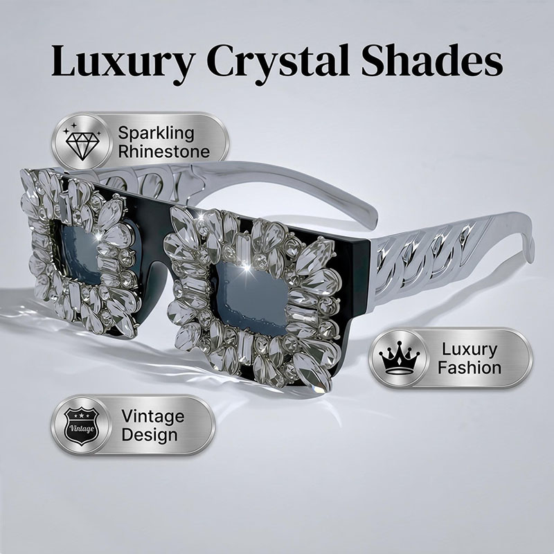 Exaggerated Bling Rhinestone S – Sunglass Retainer Cord recenzja i cena