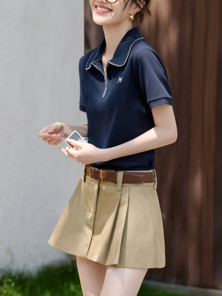 Women's Slim Fit Figure Flatte – Polo Shirt Pique recenzja i cena