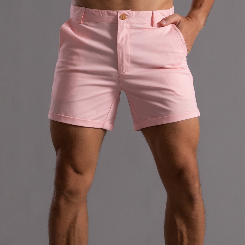 Men Slim Fit Chino Shorts Roll – Shorts Chino Slim recenzja i cena