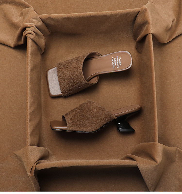 SHOEBOX French retro style lea – Casual Sandal Leather recenzja i cena