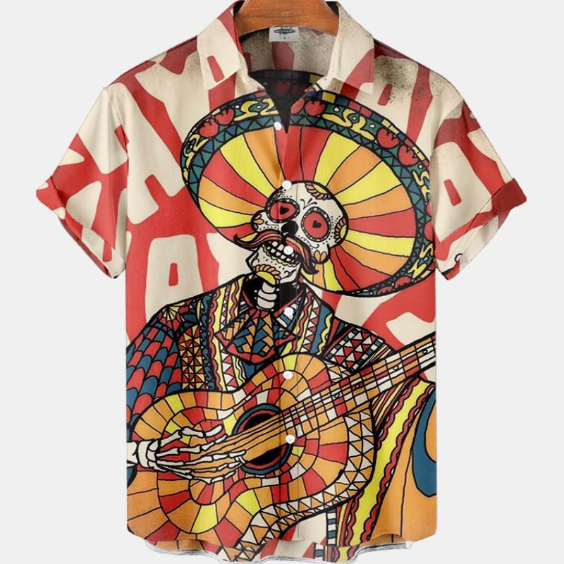 Summer Men's Fashion Casual So – Resort Shirt Floral recenzja i cena