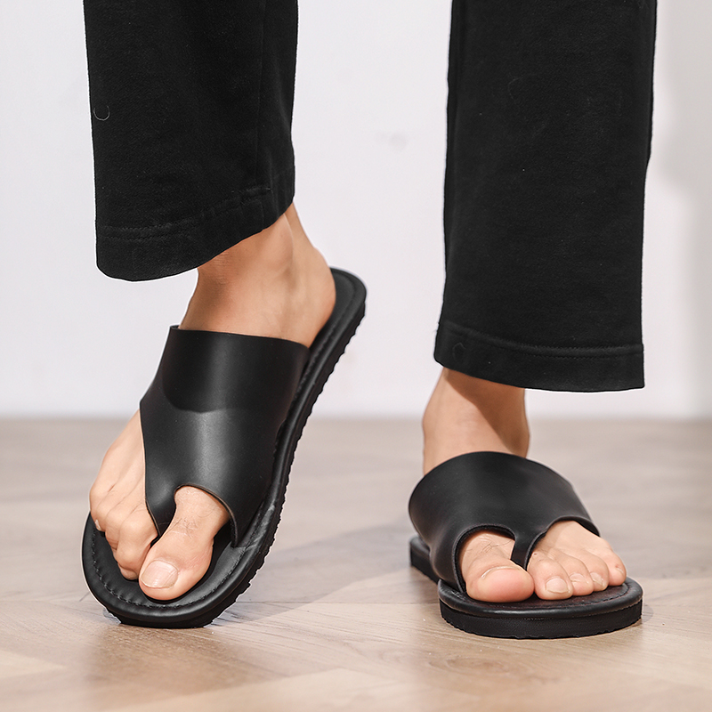 High Quality Mens Slippers Fas – Flip Flop Leather Men recenzja i cena