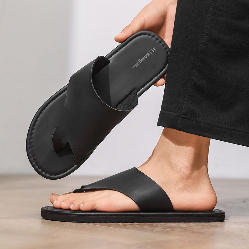 High Quality Mens Slippers Fas – Flip Flop Leather Men recenzja i cena