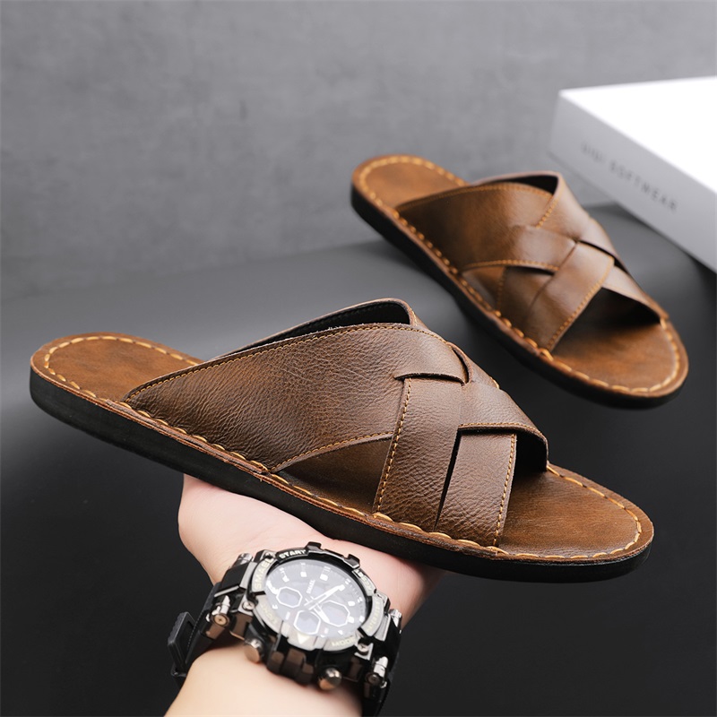 Genuine Leather Men Casual San – Flip Flop Leather Men recenzja i cena