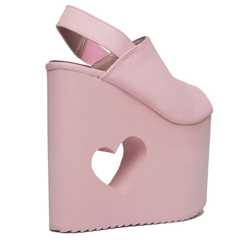Platform Back Strap High Heel  – Casual Sandal Leather recenzja i cena