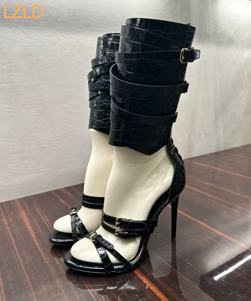 Black Sexy Catwalk Women Sanda – Casual Sandal Leather recenzja i cena