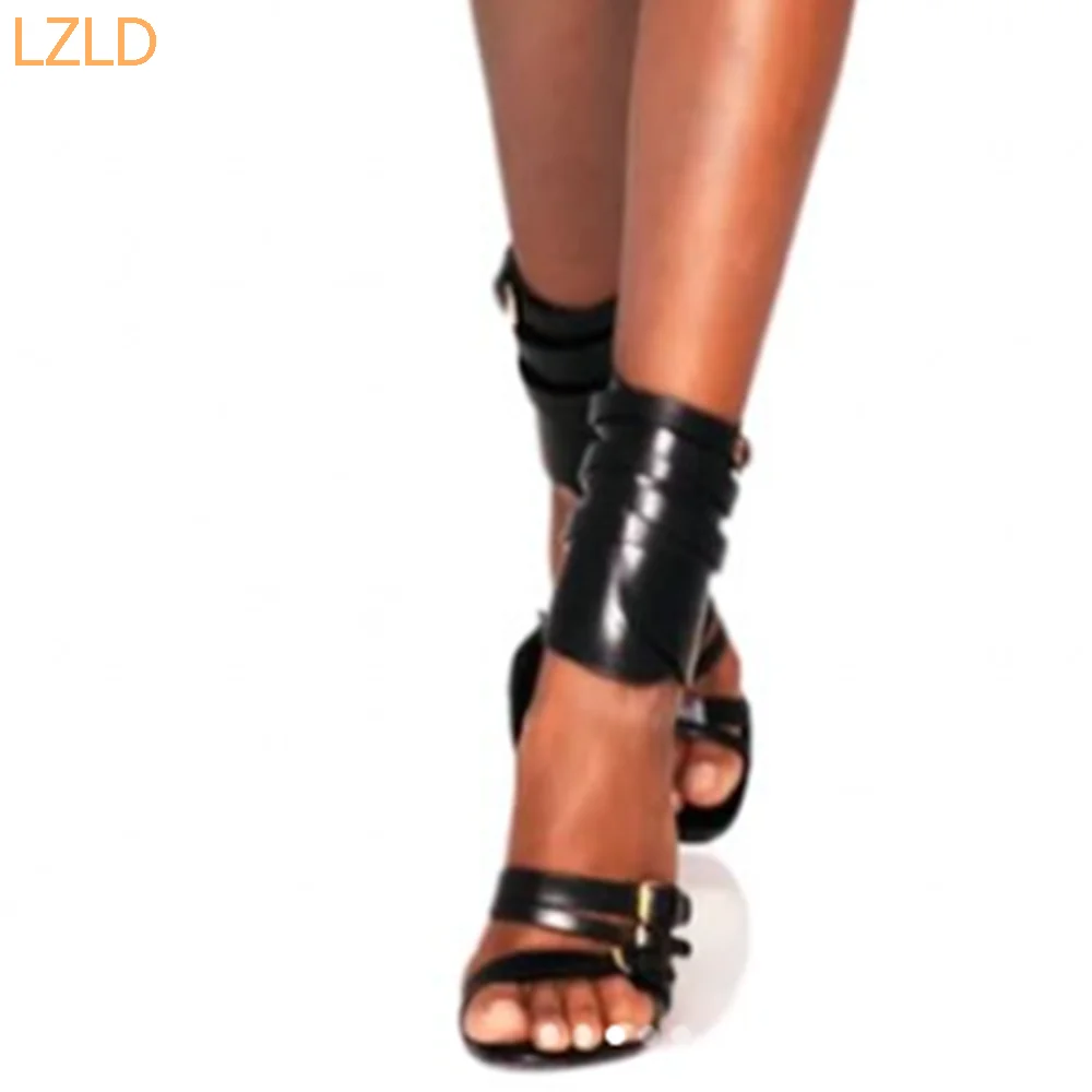 Black Sexy Catwalk Women Sanda – Casual Sandal Leather recenzja i cena