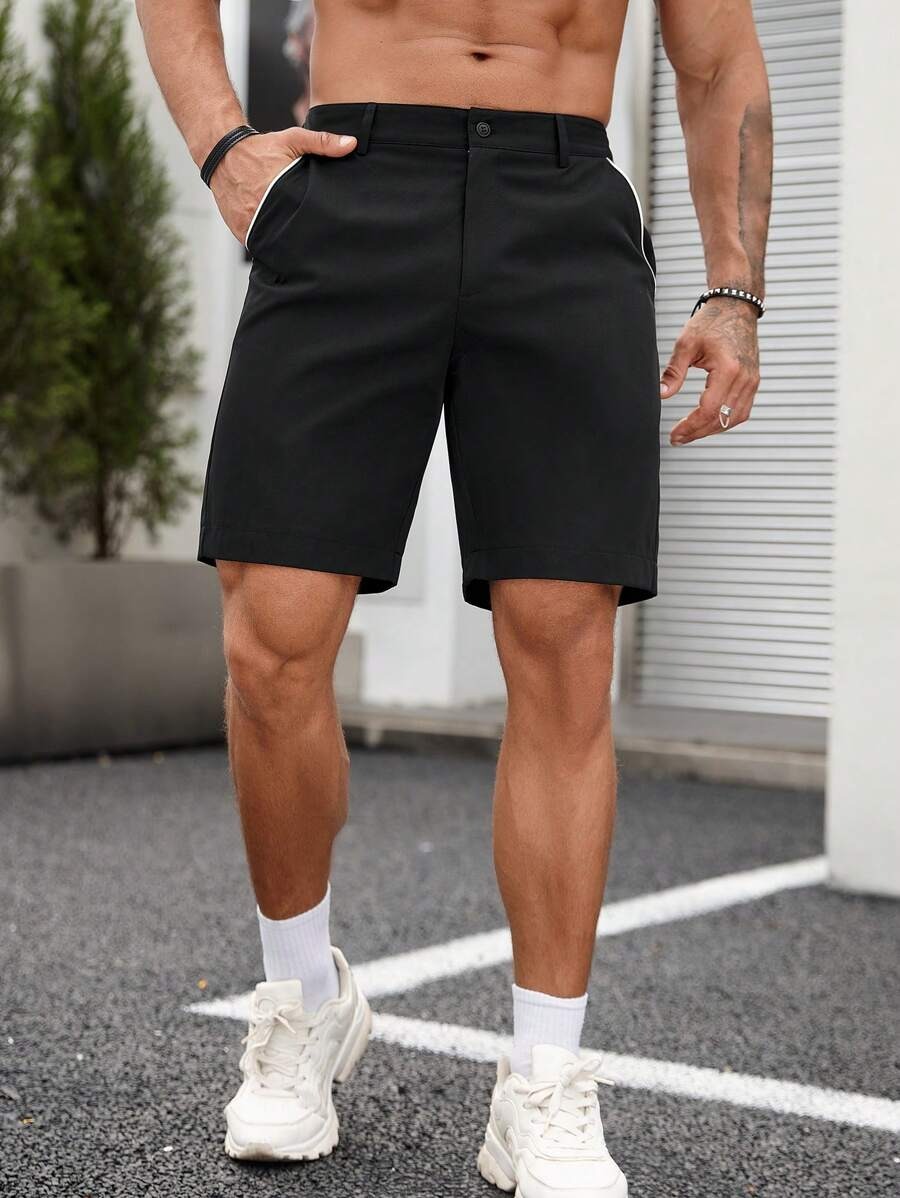 Men's Business Casual Chino Sh – Shorts Chino Slim recenzja i cena