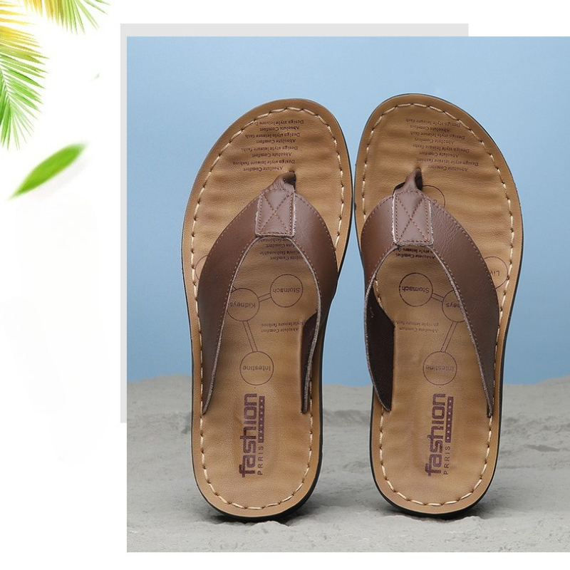 2026 Shoes Leather Men's Flip  – Flip Flop Leather Men recenzja i cena