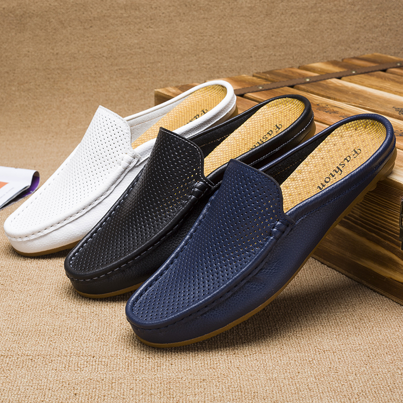 Men Casual Loafers Fashion Out – Flip Flop Leather Men recenzja i cena