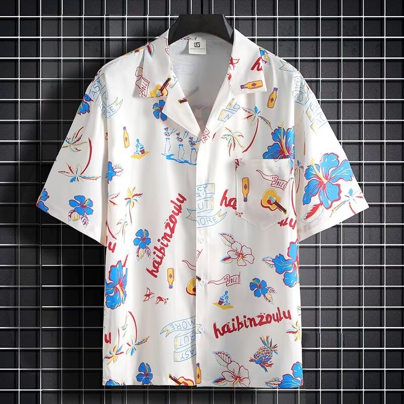 Resort Casual Short-Sleeved Sh – Resort Shirt Floral recenzja i cena