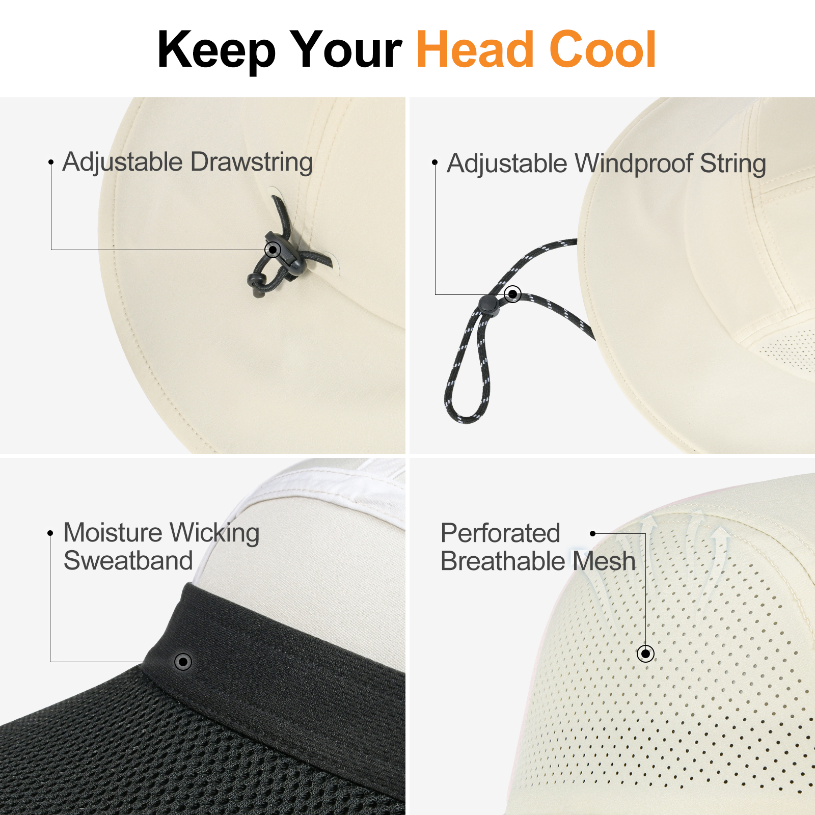 FEINION Women's Lightweight Su – Packable Hat Nylon recenzja i cena