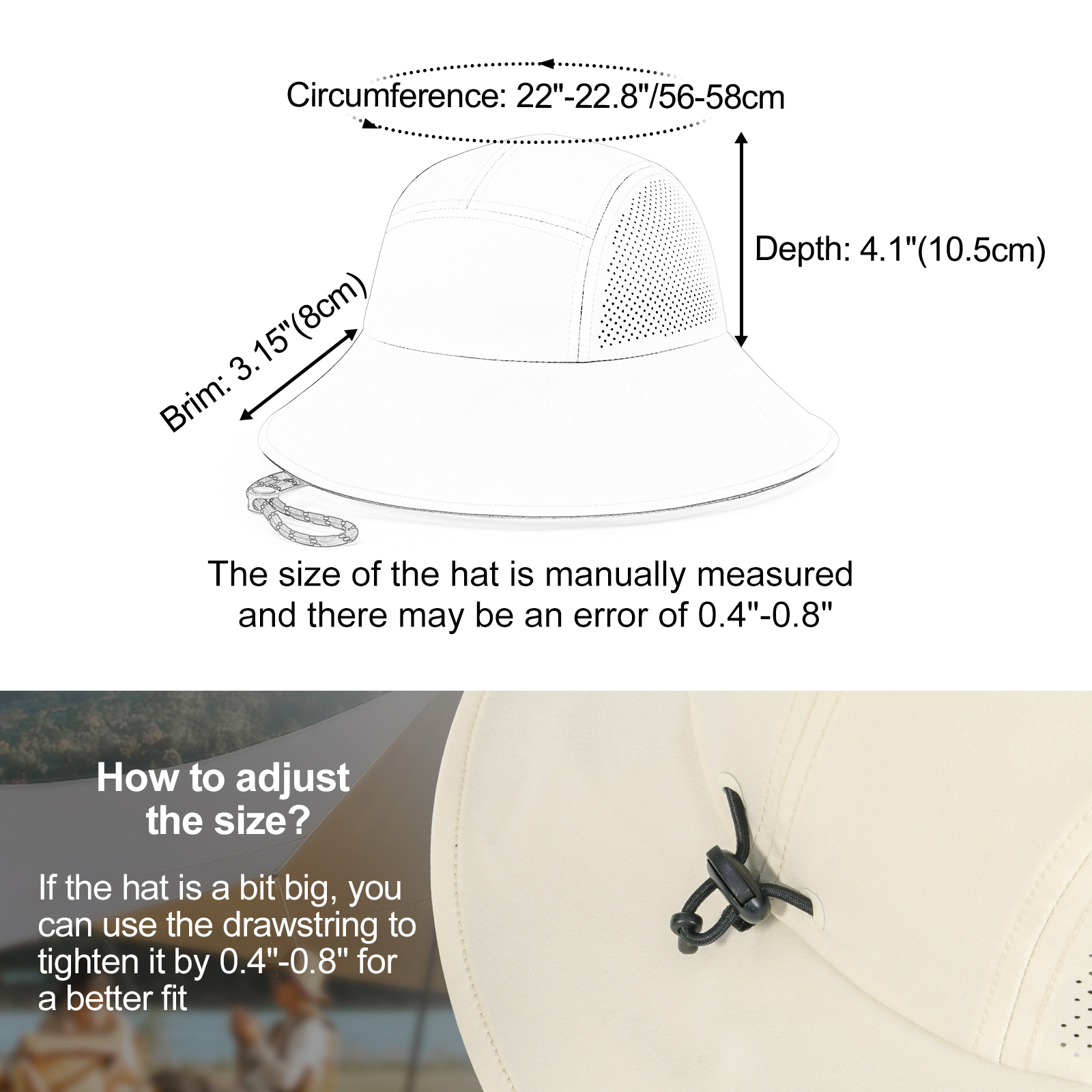 FEINION Women's Lightweight Su – Packable Hat Nylon recenzja i cena