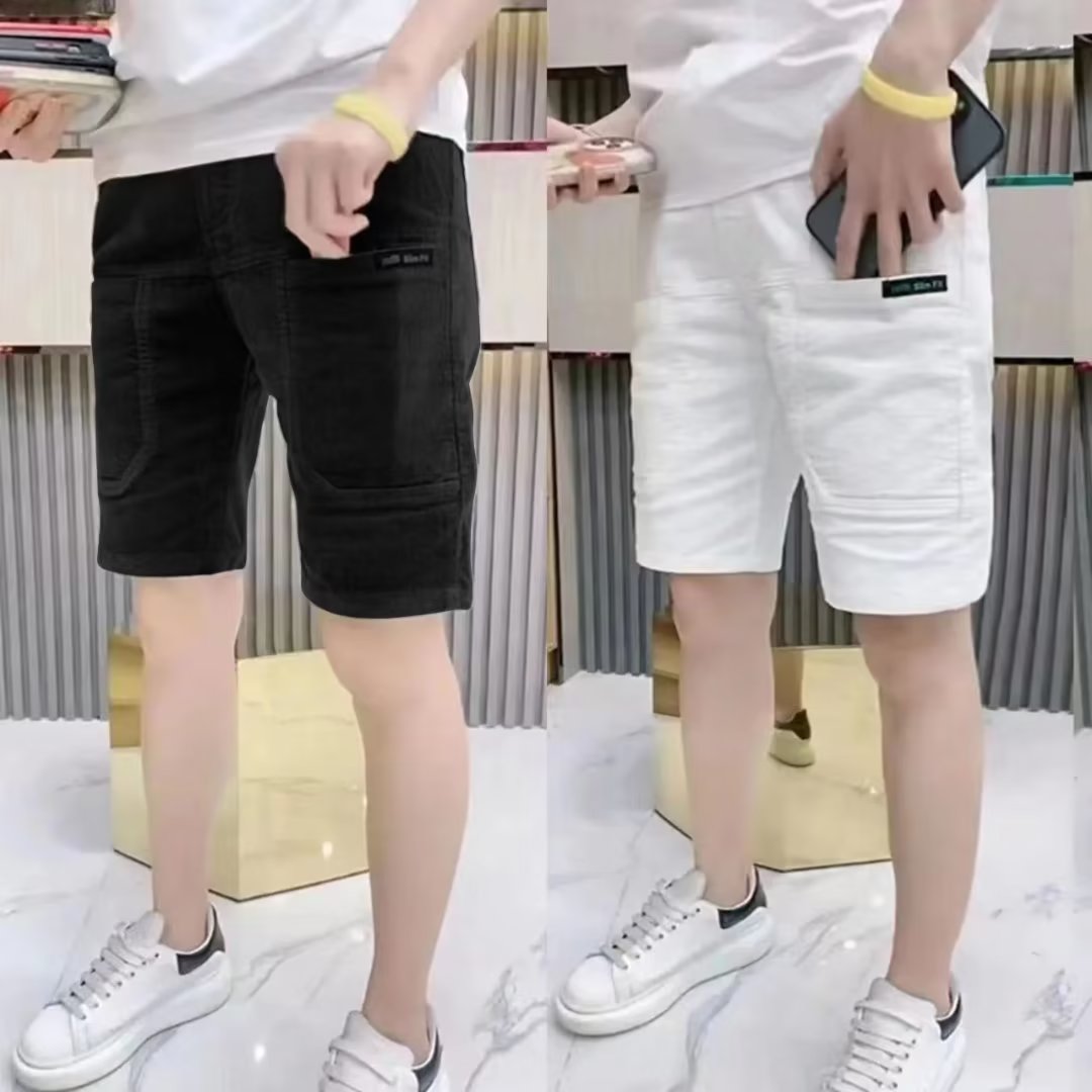 Slim Fit Summer Thin Corduroy  – Shorts Chino Slim recenzja i cena