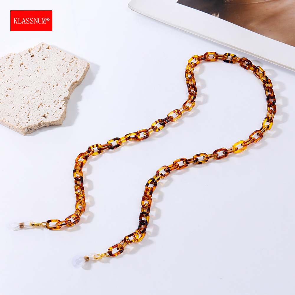 KLASSNUM Multicolor Brown Acry – Sunglass Retainer Cord recenzja i cena