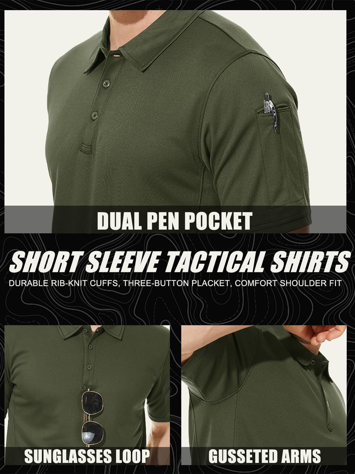 MAGCOMSEN Mens Polo Shirts Sho – Polo Shirt Pique recenzja i cena
