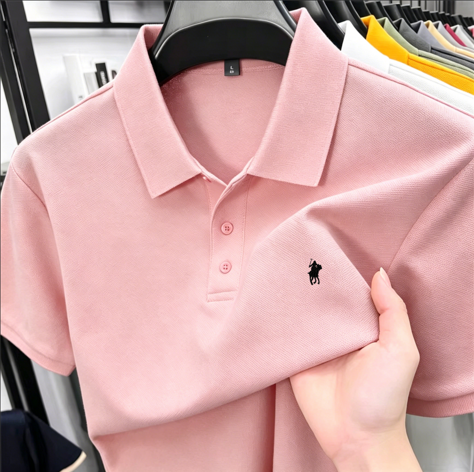 2026 Summer Men's Pique Cotton – Polo Shirt Pique recenzja i cena