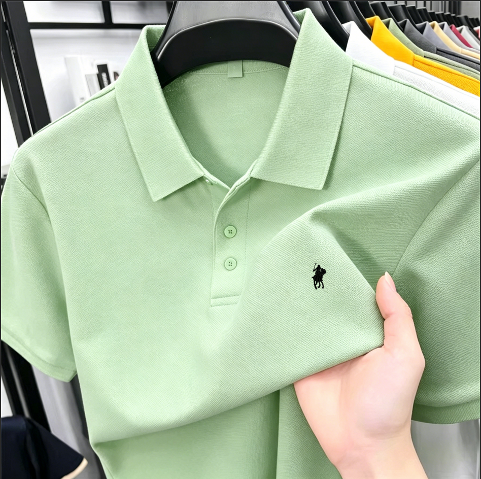 2026 Summer Men's Pique Cotton – Polo Shirt Pique recenzja i cena