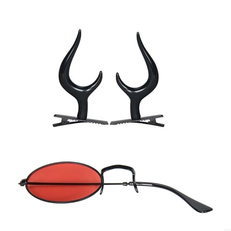 DXAE Devil Horns Hair Clips Mo – Sunglass Retainer Cord recenzja i cena