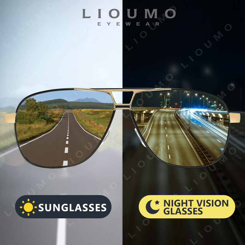 LIOUMO Aviation Sunglasses Men – Sunglasses Aviator Polarized recenzja i cena