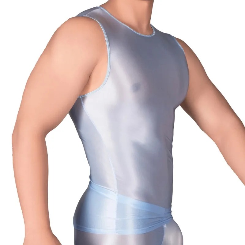 Solid Color Men's Slim Smooth  – Tank Top Muscle recenzja i cena
