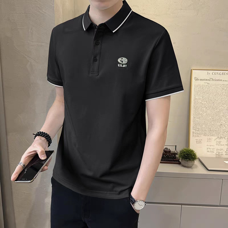 New Men's Polo Shirt Summer Sh – Polo Shirt Pique recenzja i cena