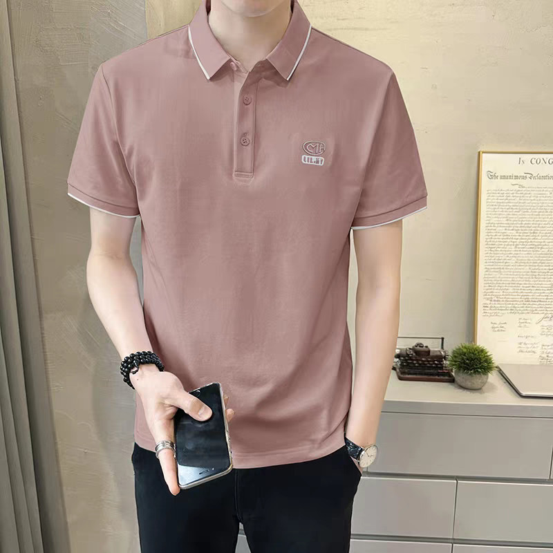 New Men's Polo Shirt Summer Sh – Polo Shirt Pique recenzja i cena