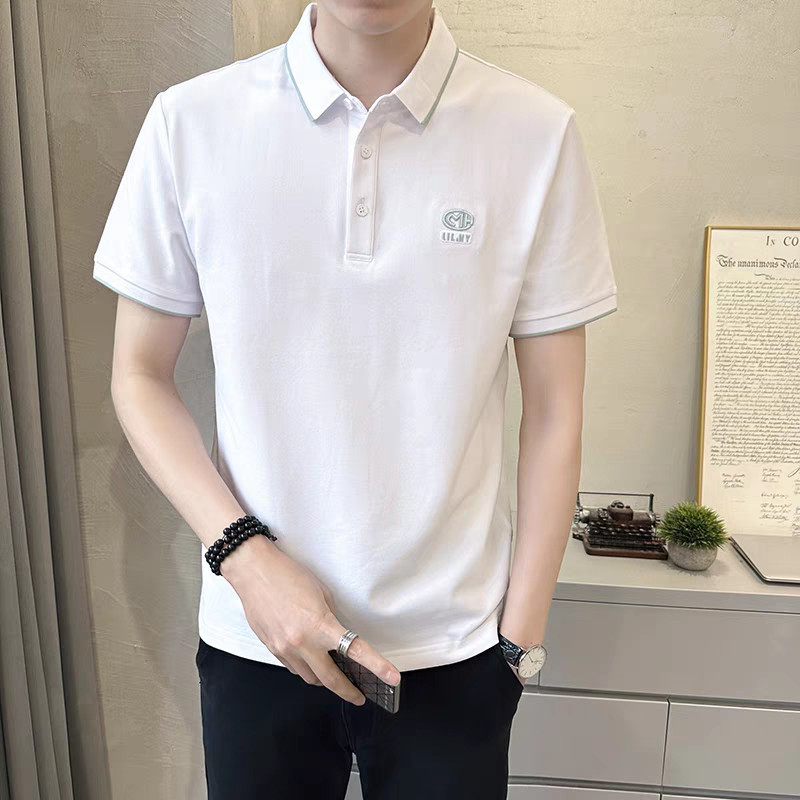 New Men's Polo Shirt Summer Sh – Polo Shirt Pique recenzja i cena