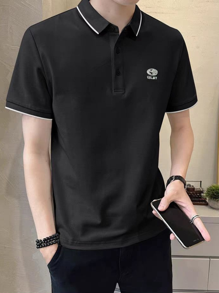 New Men's Polo Shirt Summer Sh – Polo Shirt Pique recenzja i cena