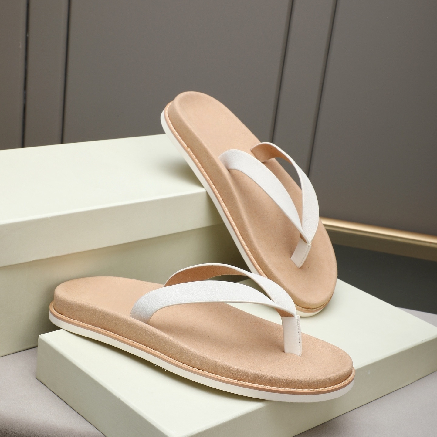 Luxury Brand Genuine Leather S – Flip Flop Leather Men recenzja i cena