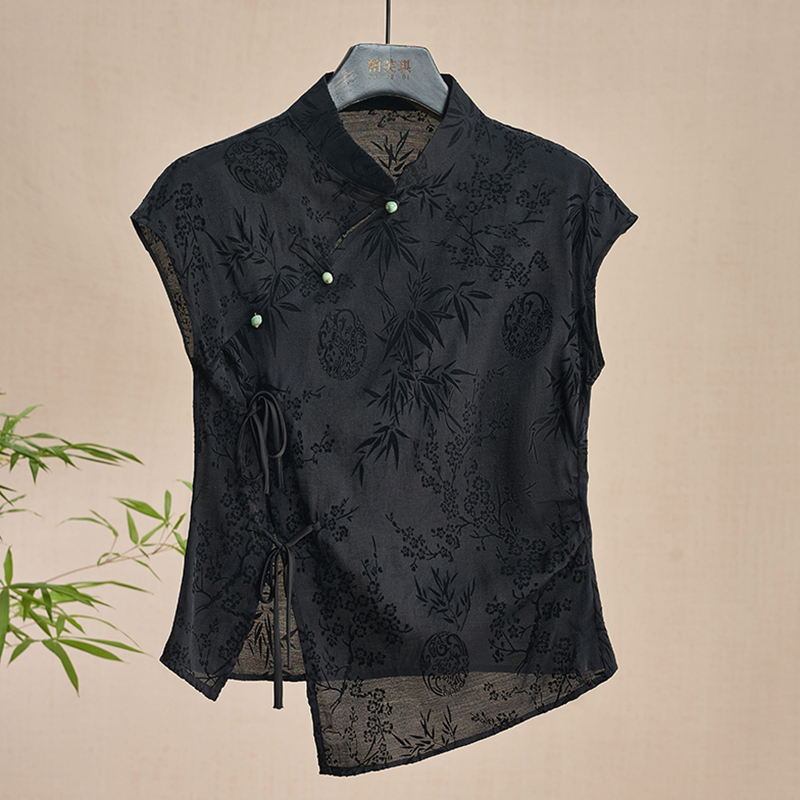 Retro Thin Shirt New Chinese S – Shirt Camp Collar recenzja i cena
