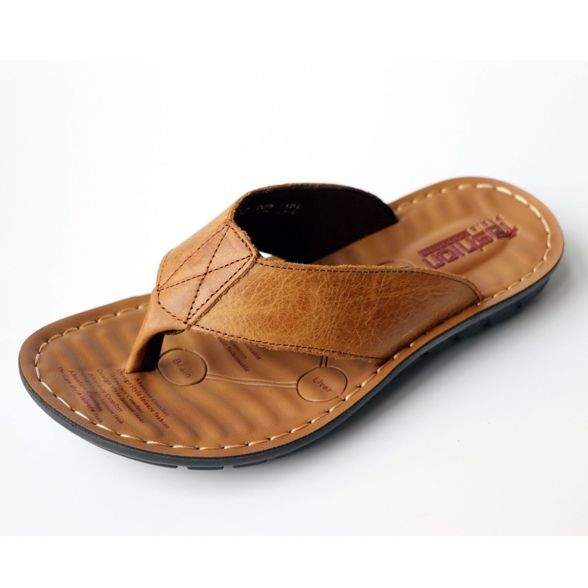 Summer Shoes Men Slippers Genu – Flip Flop Leather Men recenzja i cena