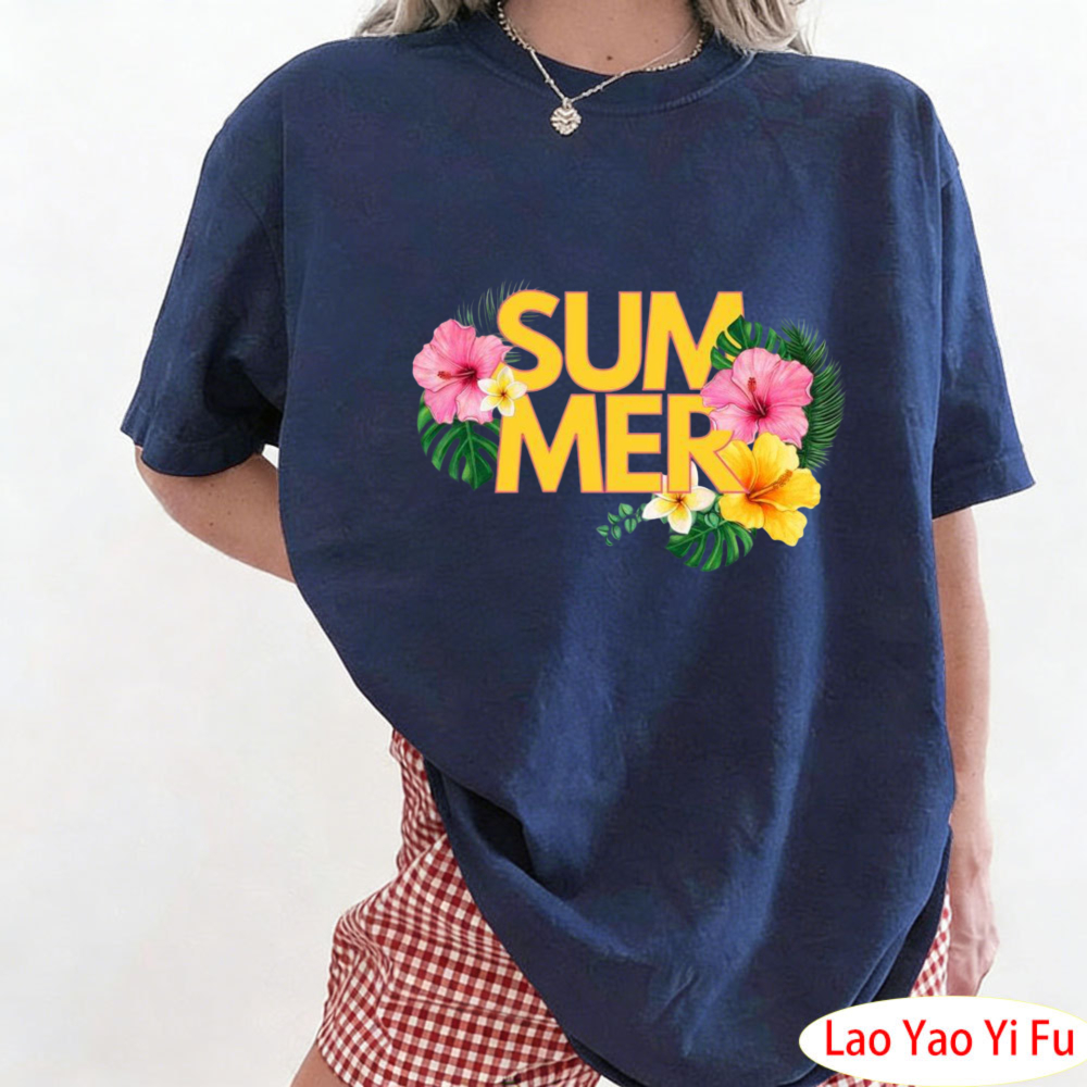Summer Tropical Floral T-Shirt – Resort Shirt Floral recenzja i cena