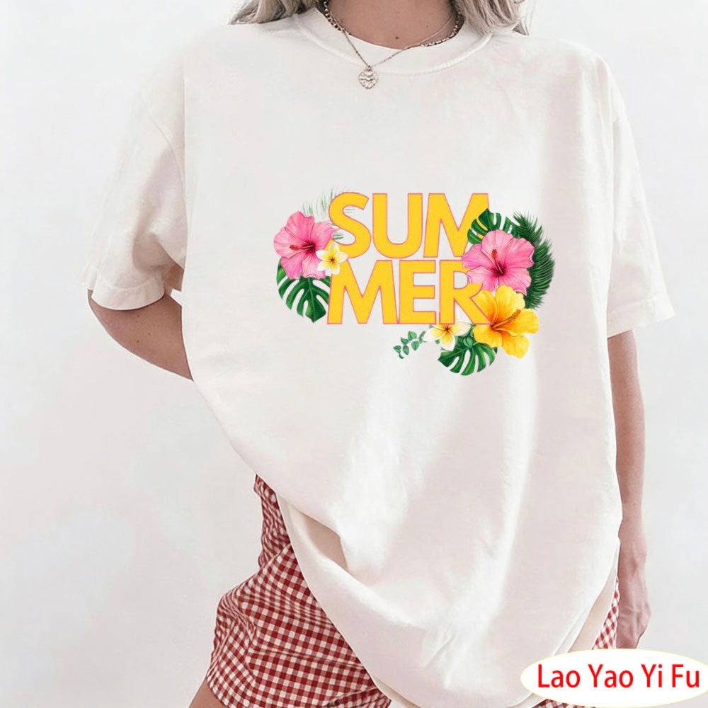 Summer Tropical Floral T-Shirt – Resort Shirt Floral recenzja i cena