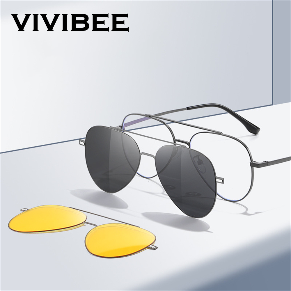 VIVIBEE Aviation Magnetic Pola – Sunglasses Aviator Polarized recenzja i cena