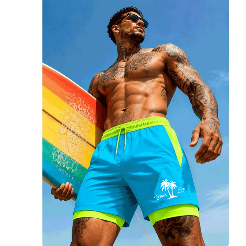 Men'S Swimming Trunks Palm Tre – Trunks Board Surf recenzja i cena