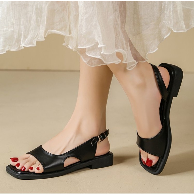 2026 summer retro women's sand – Casual Sandal Leather recenzja i cena