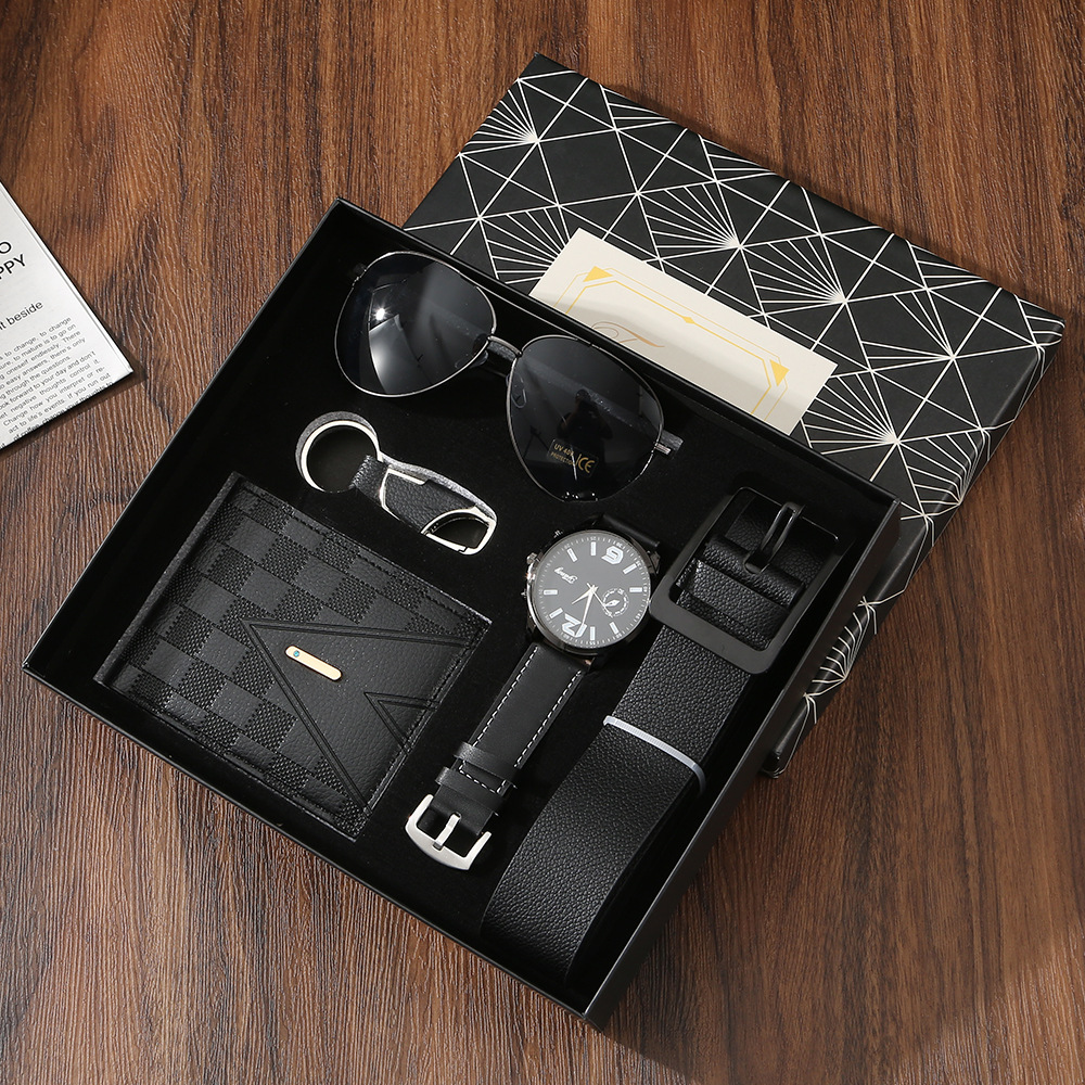 New Mens Watch Set with Gift B – Sunglass Retainer Cord recenzja i cena