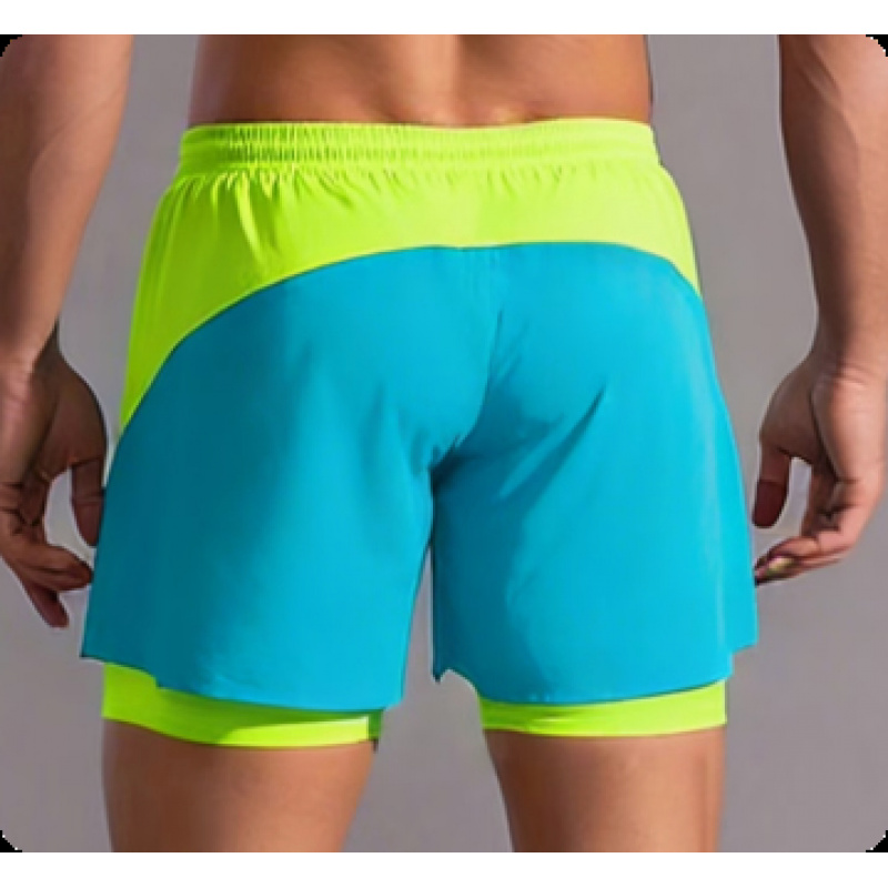 Men'S Two-In-One Double Layer  – Trunks Board Surf recenzja i cena