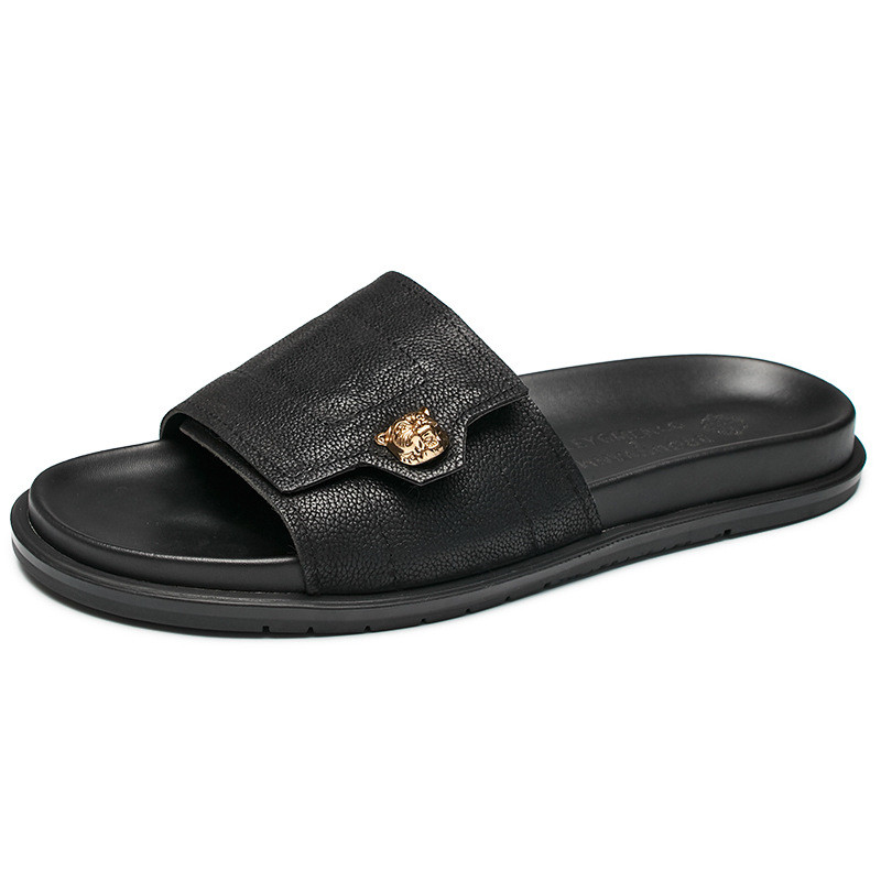 2025 New Genuine Leather Slipp – Flip Flop Leather Men recenzja i cena