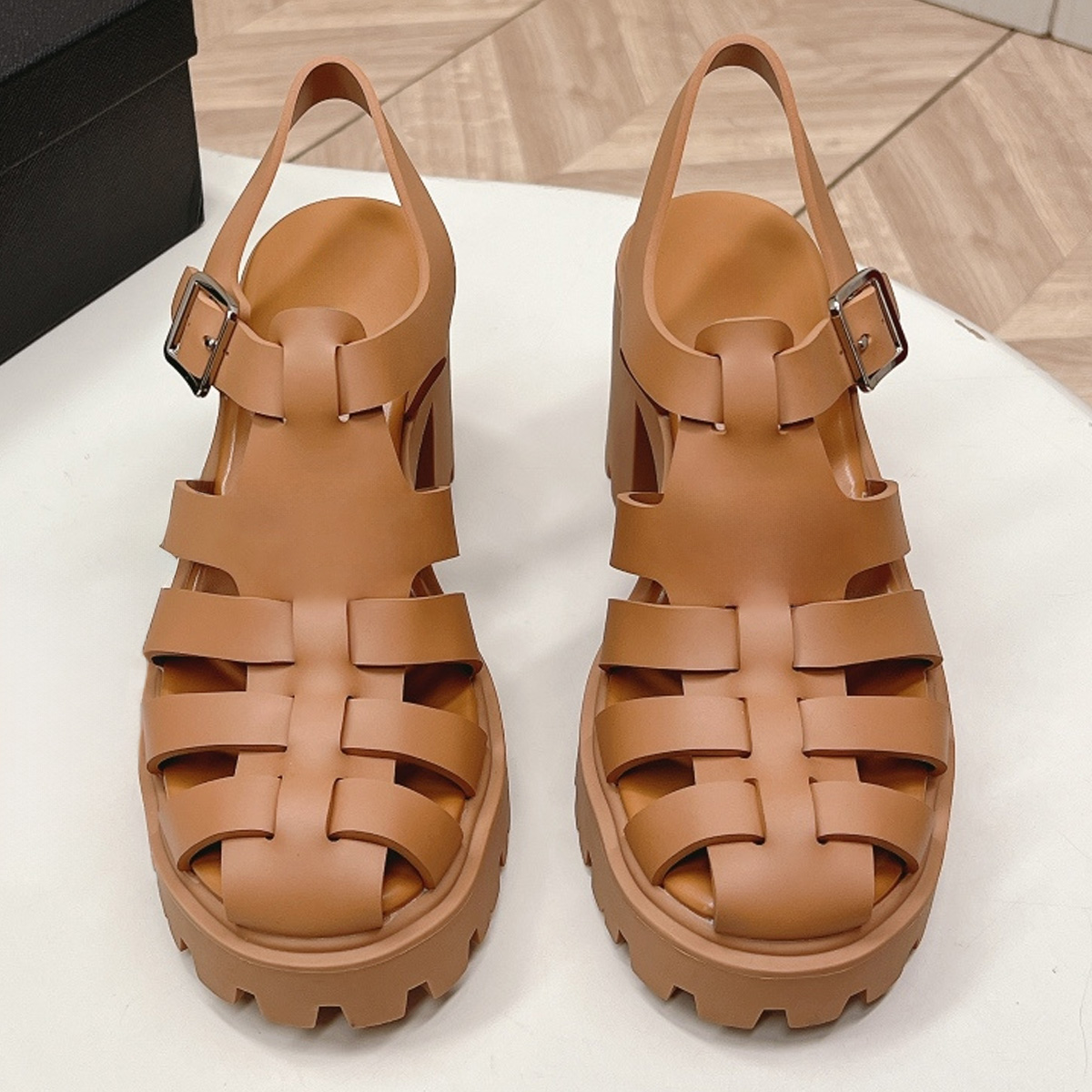 2026 New Women's Round Toe Lea – Casual Sandal Leather recenzja i cena