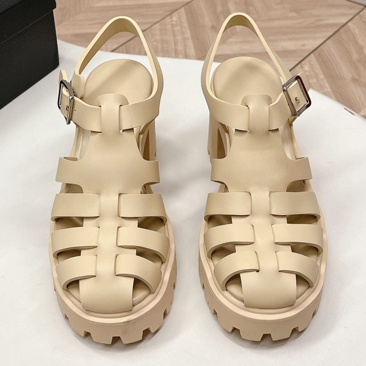 2026 New Women's Round Toe Lea – Casual Sandal Leather recenzja i cena