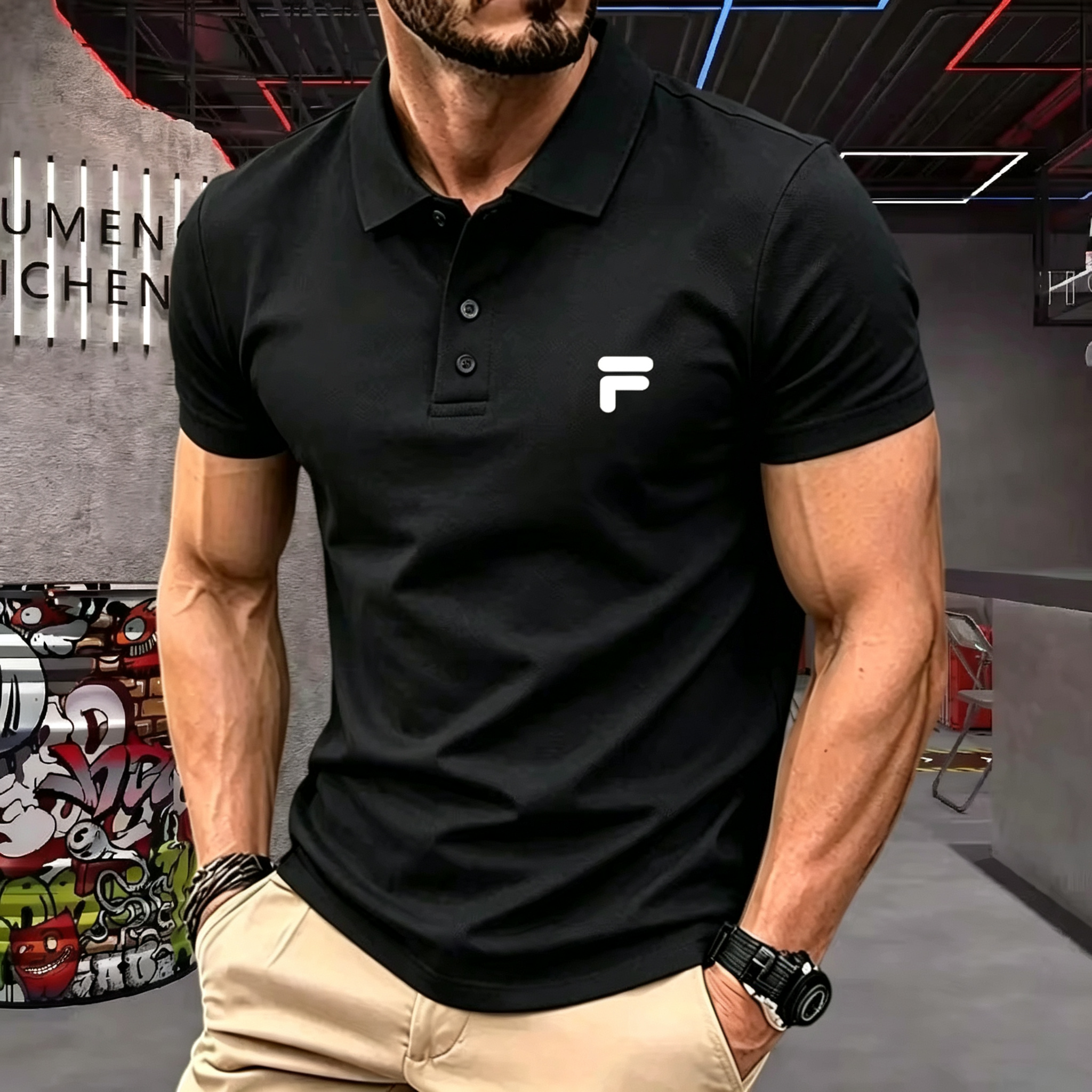 2026 Men Breathable Pique Cott – Polo Shirt Pique recenzja i cena