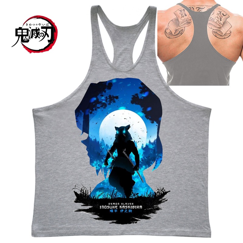 (Demon Slayer) GYM Mens Tank T – Tank Top Muscle recenzja i cena